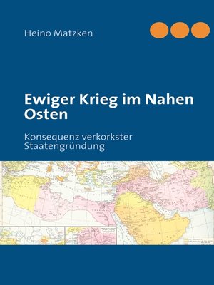 cover image of Ewiger Krieg im Nahen Osten